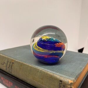 Ball Sulfide paperweight ball Abstract ball